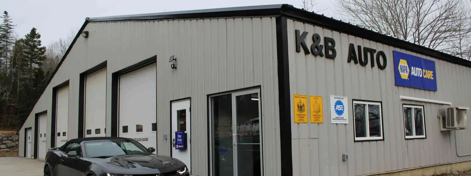 K & B Automotive logo